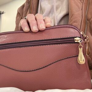 NWOT Faux Leather Crossbody/Clutch